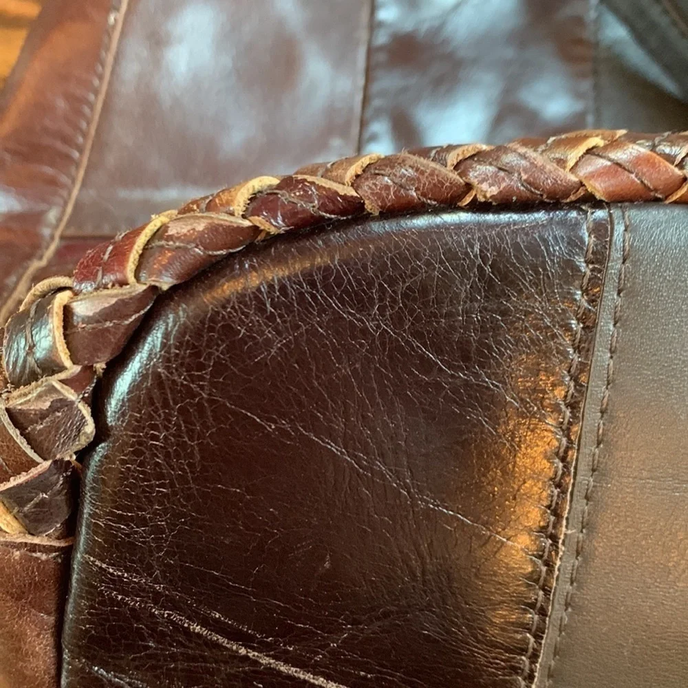 Ameri Leather vintage multi colored leather purse
